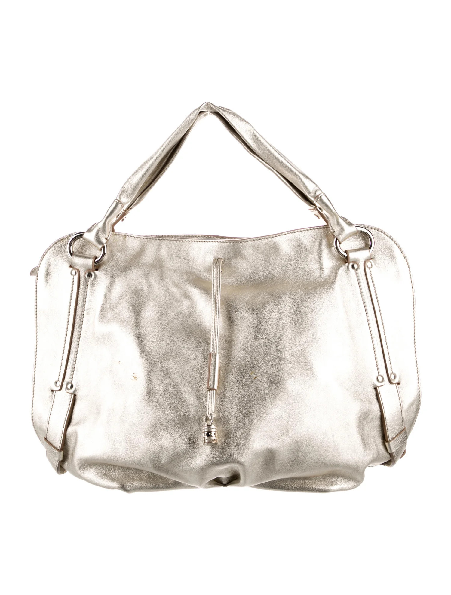 Metallic Leather Tote | The RealReal