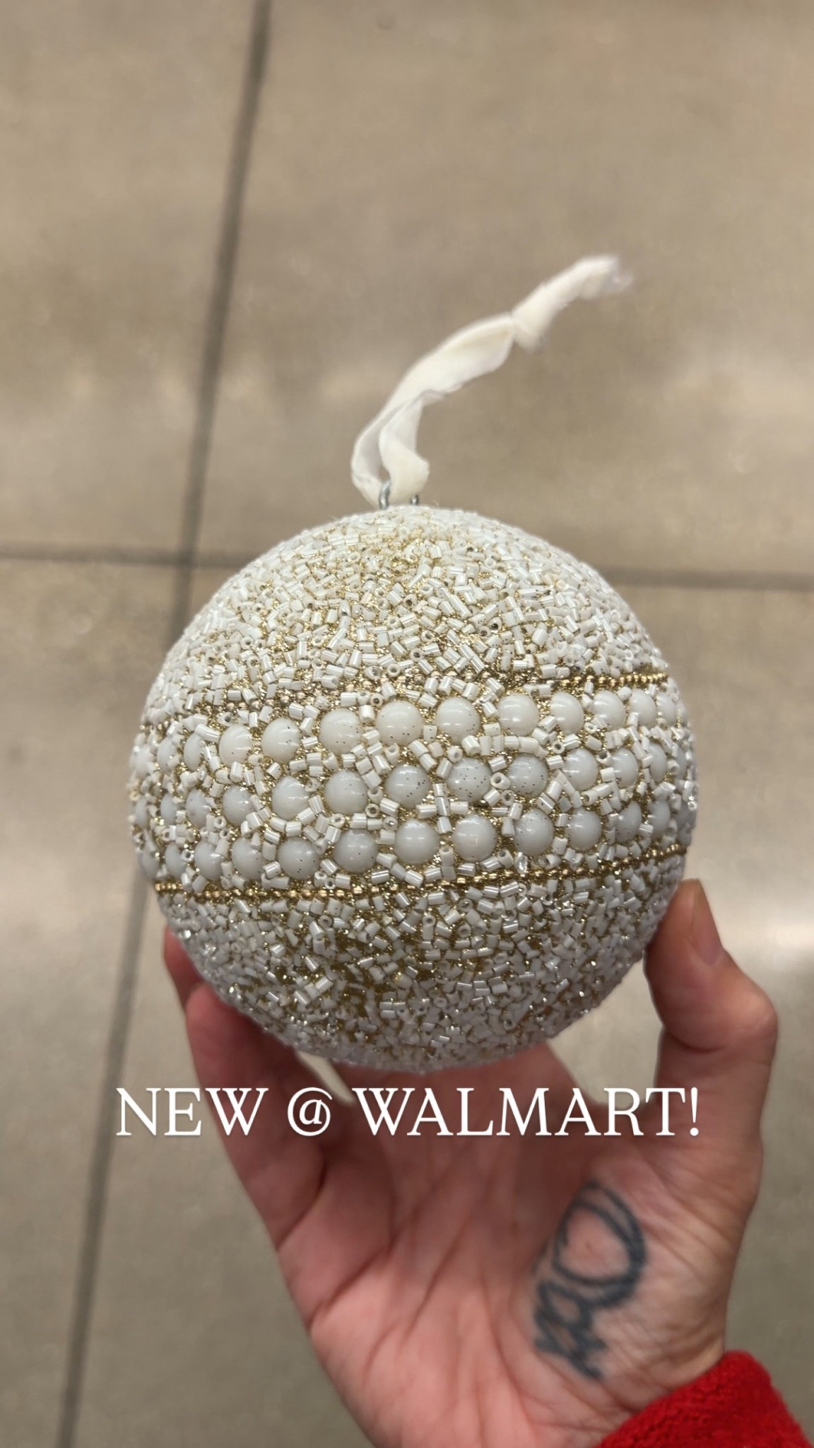 new gorgeous fully beaded ornament at walmart 

amazon home, amazon finds, walmart finds, walmart home, affordable home, amber interiors, studio mcgee, home roundup 

#LTKHoliday #LTKHome #LTKSeasonal