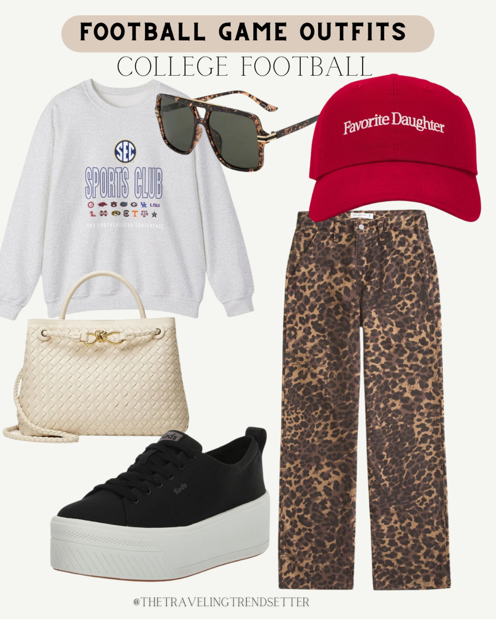 Football game outfit, college game day outfit, SEC, winter leopard and red train for fallen winter sneakers, leopard jeans how to style leopard pants

#LTKFindsUnder100 #LTKFindsUnder50 #LTKMidsize