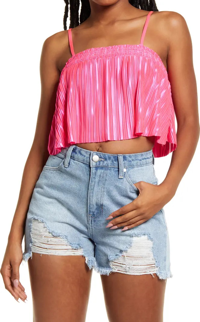 BP. Plissé Crop Camisole | Nordstromrack | Nordstrom Rack