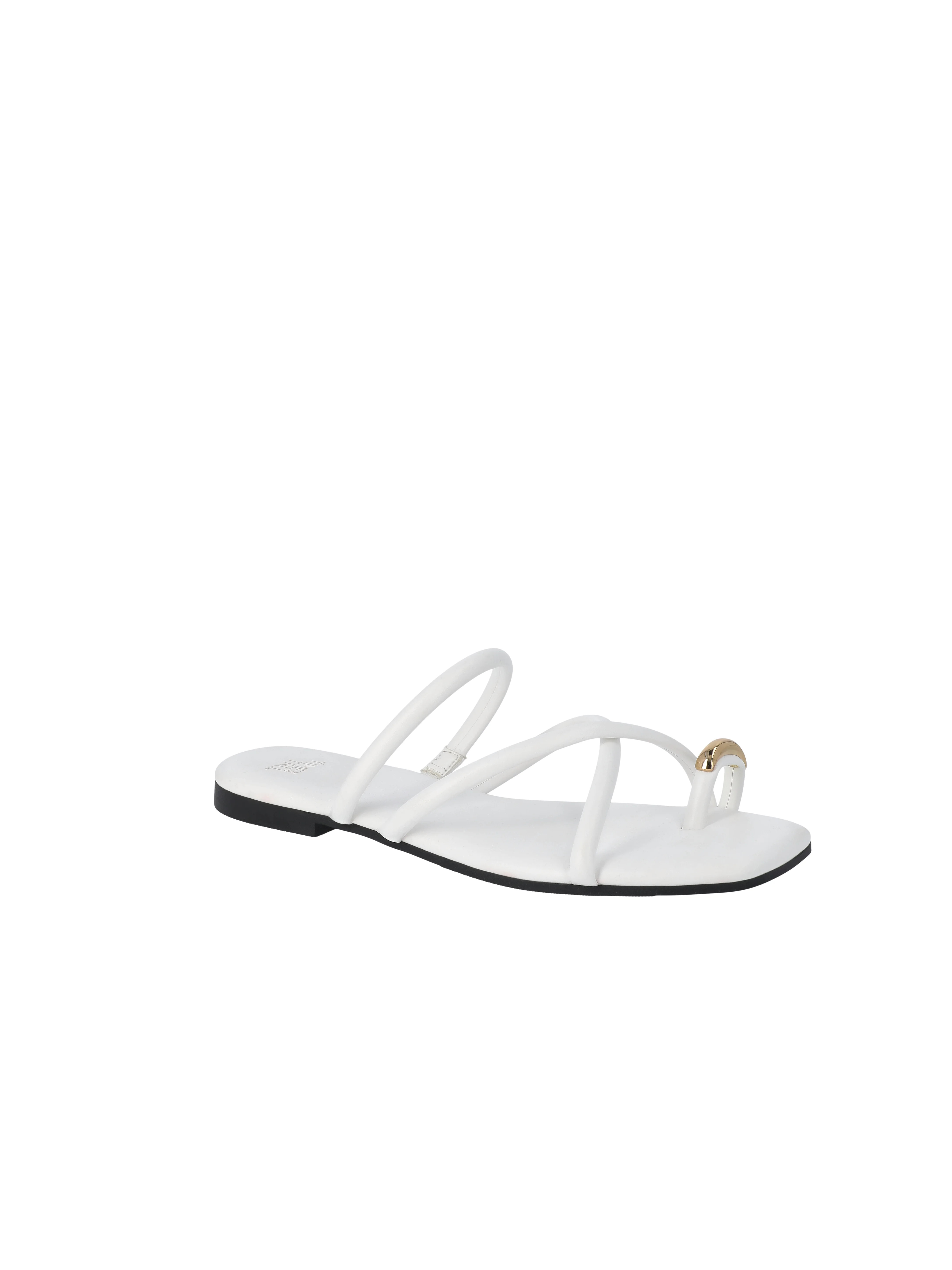 Time and Tru Women’s Strappy Toe Ring Sandals - Walmart.com | Walmart (US)