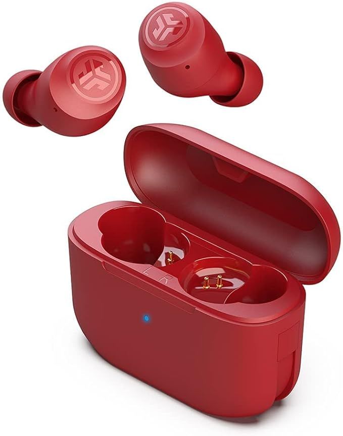 JLab Go Air Pop True Wireless Bluetooth Earbuds + Charging Case, Rose Red, Dual Connect, IPX4 Swe... | Amazon (US)