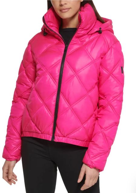 Kenneth Cole NY Pink Hooded Puffer Jacket perfect for the cold winter months. Also available in other colors. Get this winter coat for under $100 in the cyber sale 

#LTKGiftGuide #LTKunder100 #LTKSeasonal