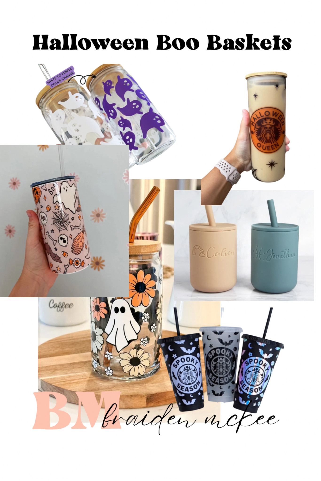 Halloween cups for mom gifts. Boo basket fillers. You've been Boo'd gift ideas. 

#LTKhome #LTKunder50 #LTKSeasonal