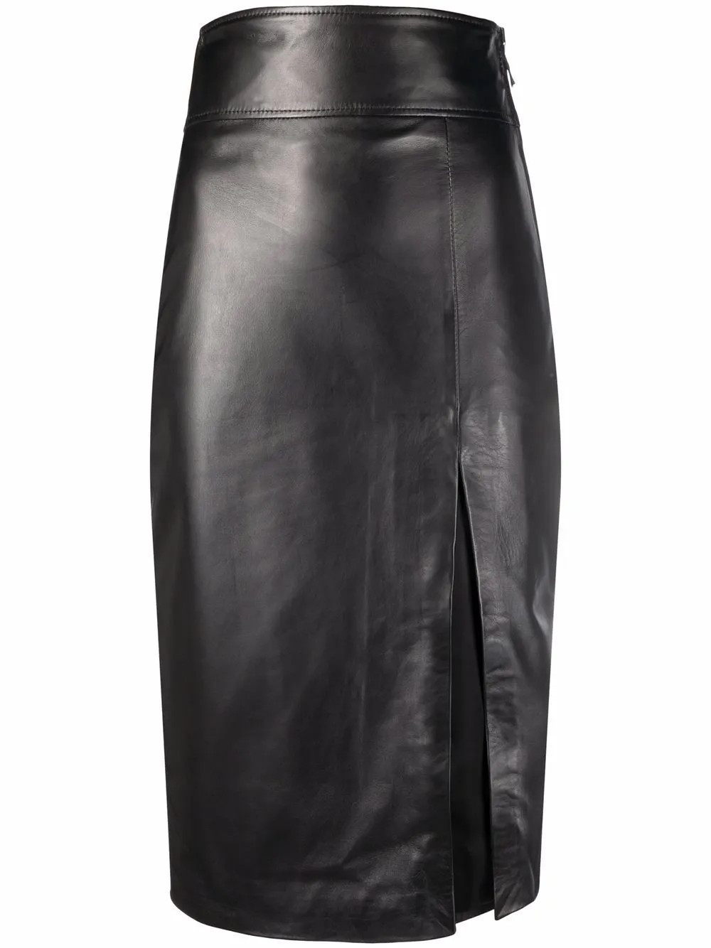 Laura leather pencil skirt | Farfetch Global