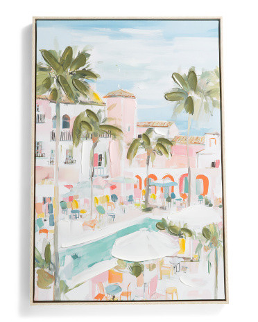 20x30 Coral Getaway Wall Art | TJ Maxx