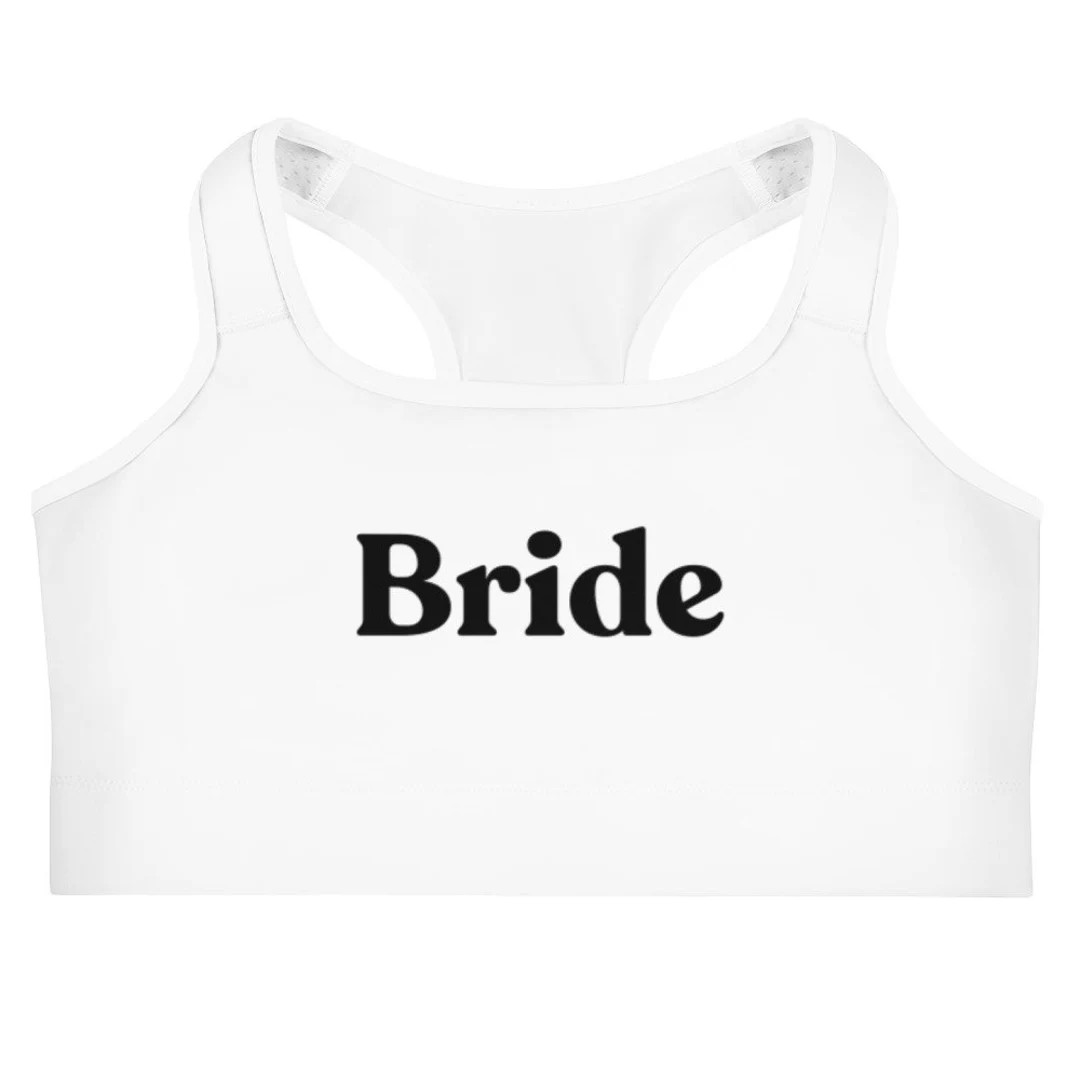 Bride Sports Bra (part of Matching Set) | Bride Looks - Etsy | Etsy (US)
