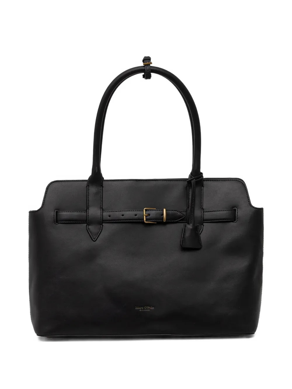 Marc O'Polo large buckle-strap tote bag - Black | Farfetch Global