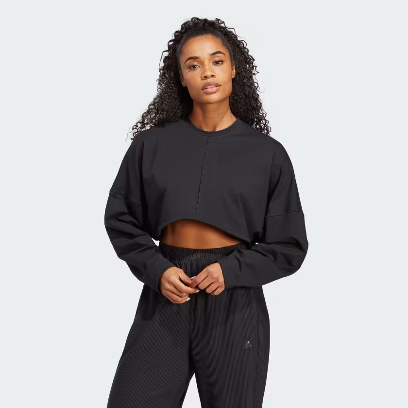 Yoga Studio Crop Sweatshirt | adidas (US)