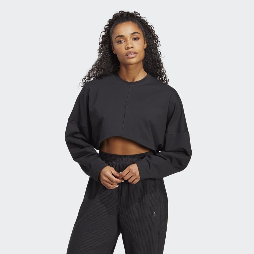 Yoga Studio Crop Sweatshirt | adidas (US)