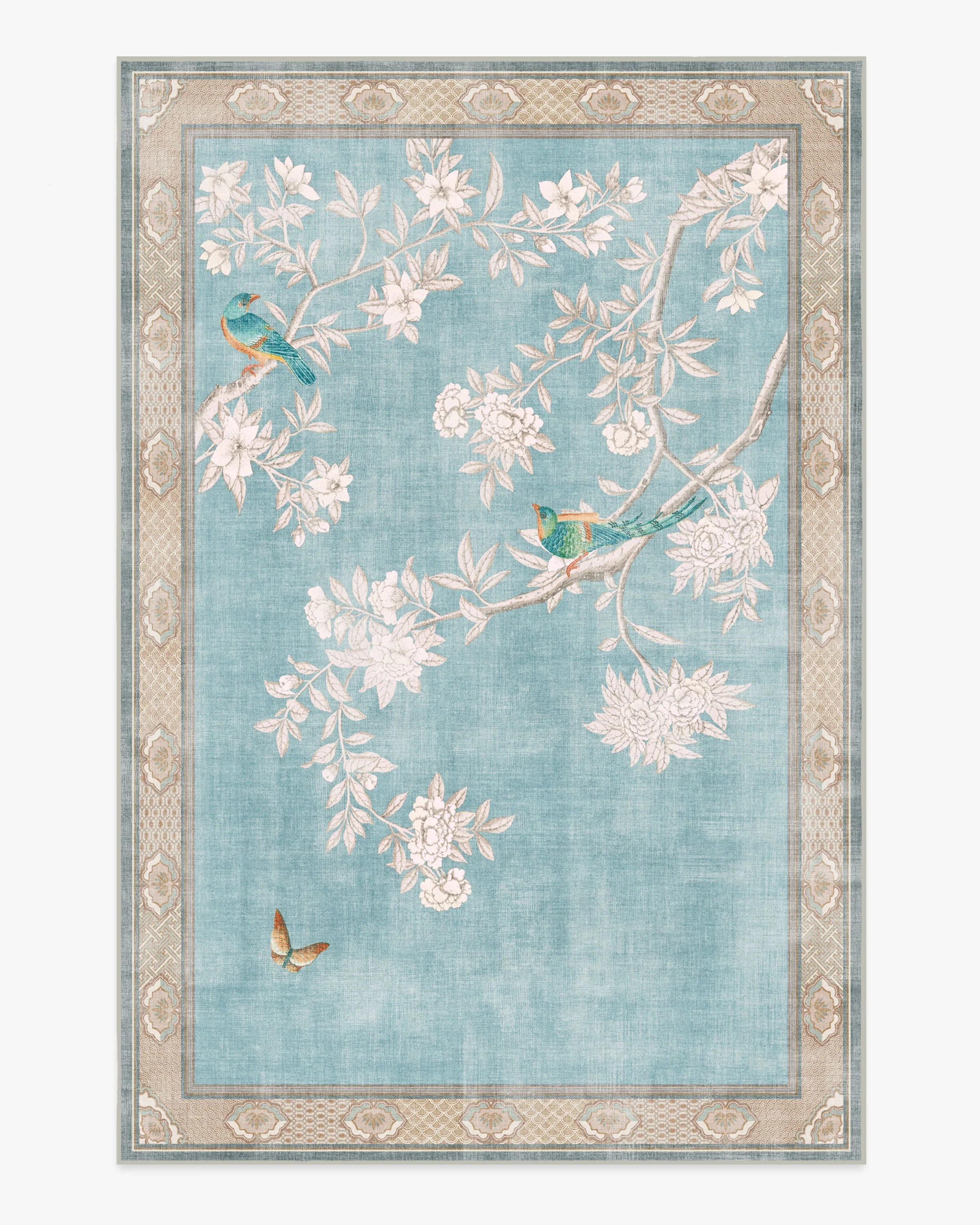Hampton Soft Blue Rug by Gracie | Ruggable US | Ruggable