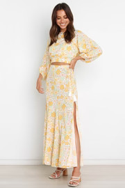 Georgia Skirt - Yellow Floral | Petal & Pup (AU)