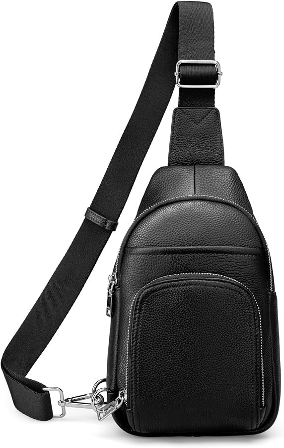 befen Genuine Leather Small Crossbody Sling Bags for Women Anti-Theft Fanny Packs Chest Bags Purs... | Amazon (US)