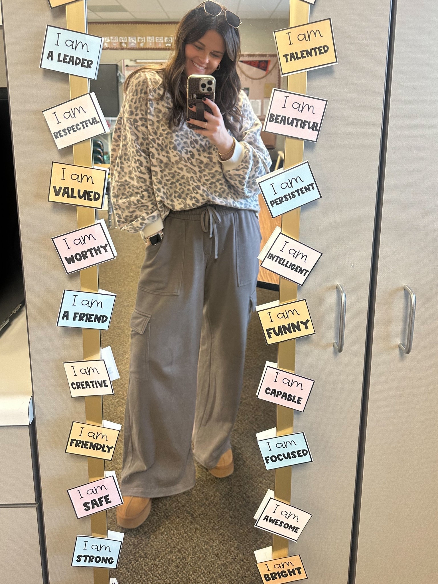 Comfy ootd as a teacher 🤎 sweats are target last year  

#LTKFindsUnder100 #LTKSaleAlert #LTKootd