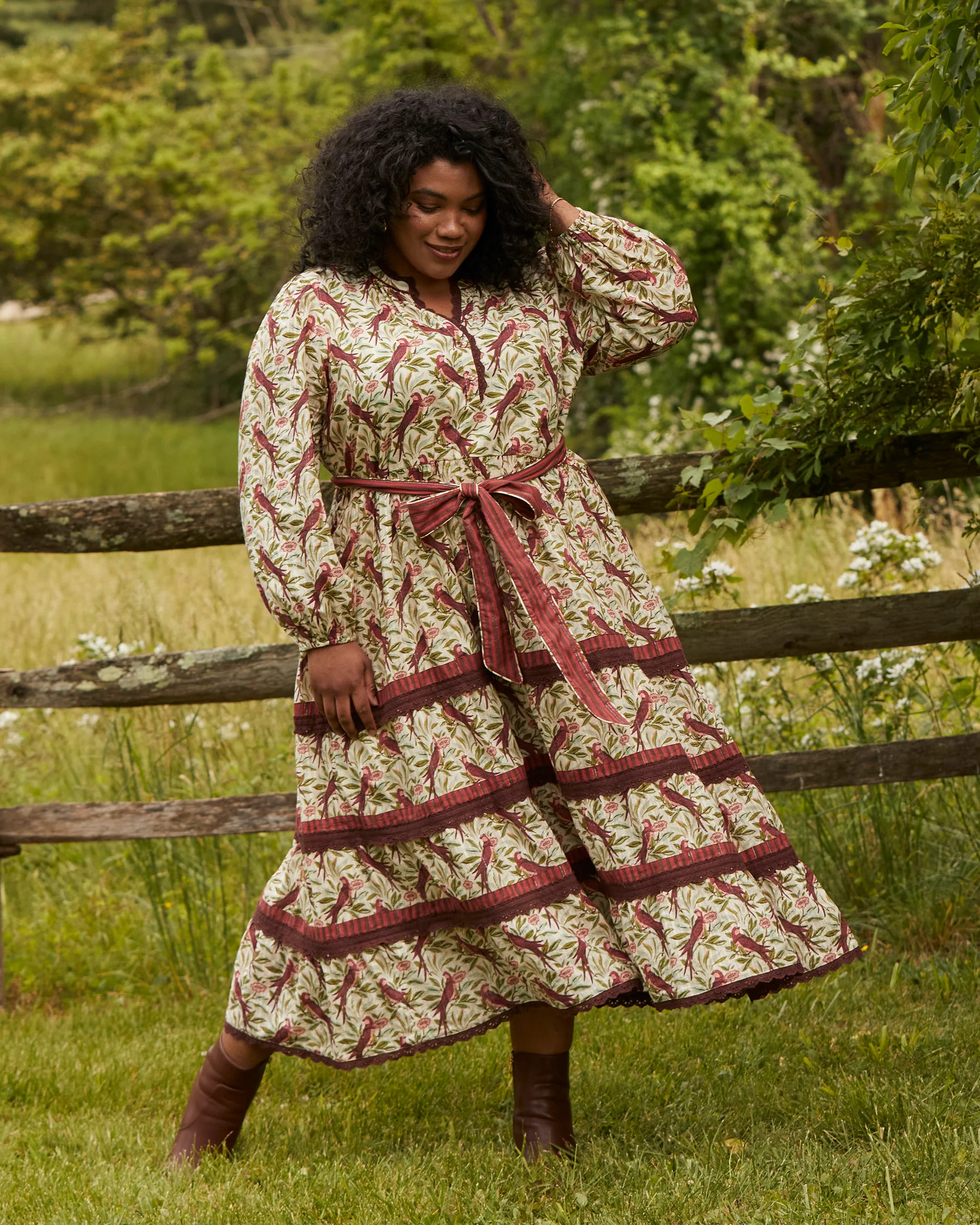 Birdsong - One in a Million Dress - Latte Foam | Printfresh