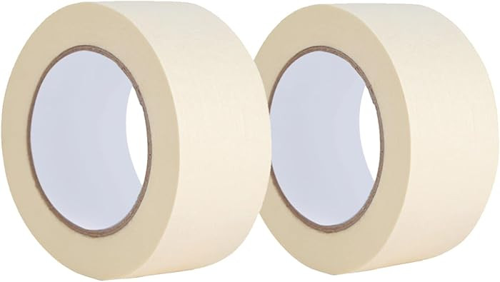 Lazybug studio Masking Tape 2 Inch Wide, 2 Inches x 55 Yards x 2 Rolls, 110 Yards in Total | Amazon (US)