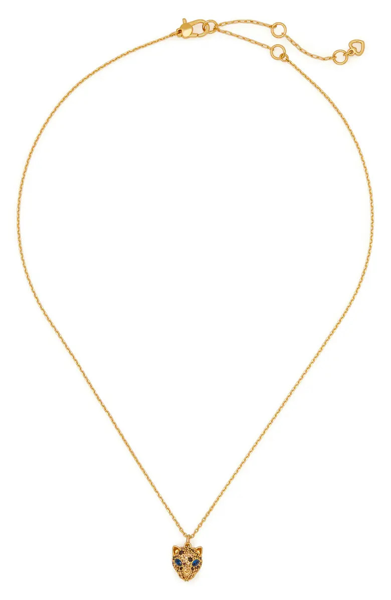 mini leopard pendant necklace | Nordstrom
