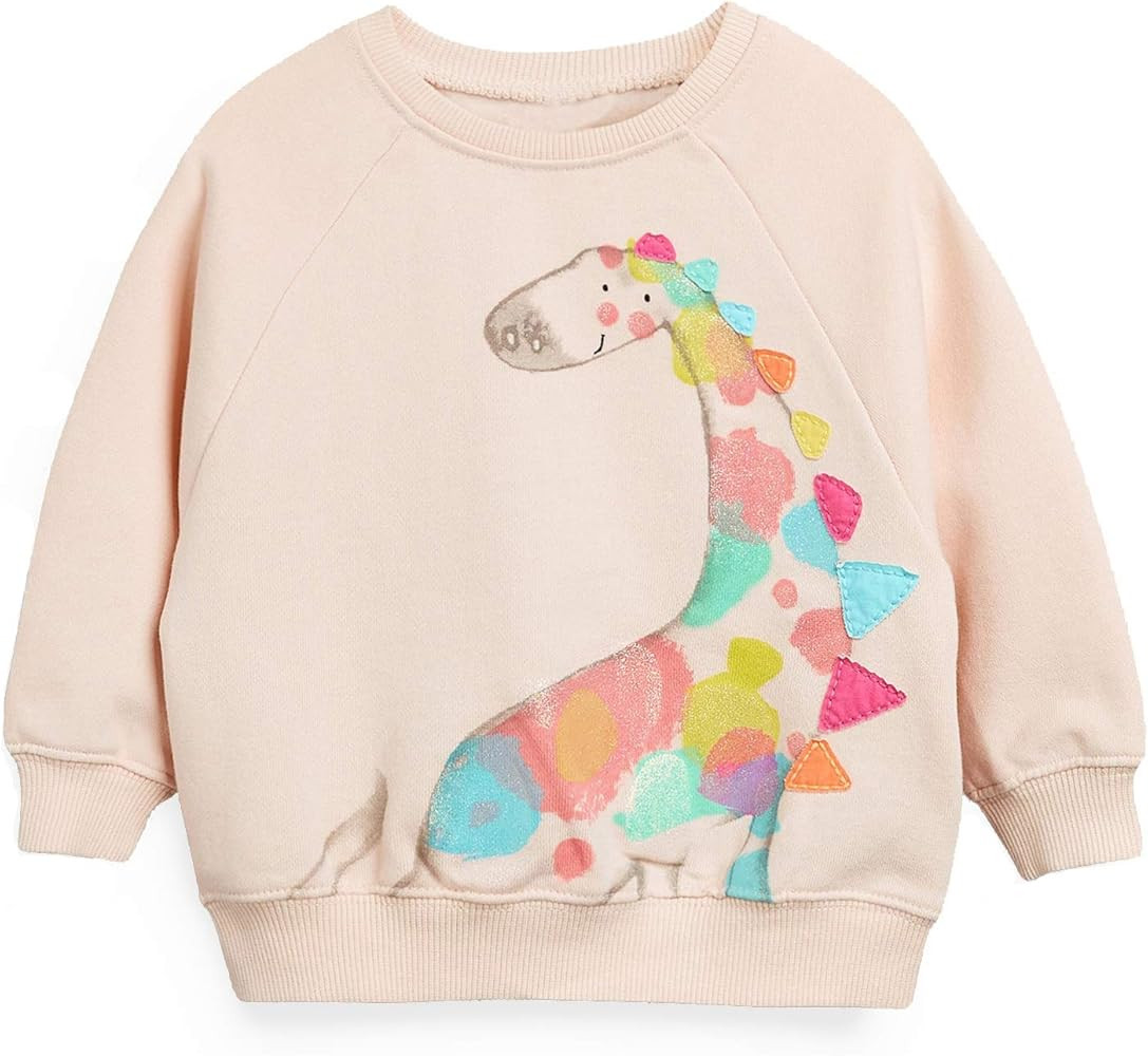 Little Hand Toddler Girls Sweatshirts Crewneck Hoodies Long Sleeve Collage T Shirts Kids Pullover... | Amazon (US)