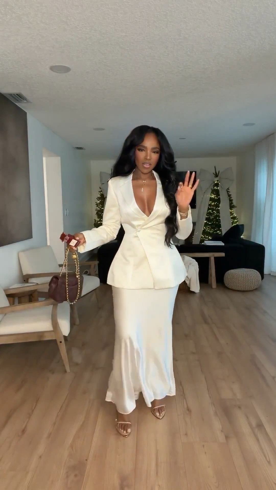 A polished @meshki satin moment that feels elegant, sleek, and effortlessly elevated for a night out. The open-back detail makes the look even more stunning in person.

Perfect for events, evening plans, and elevated nights out.

📏 Sizing: Small
Height — 5’4” | 140 lbs | Bust — 36D | Waist — 27” | Hips — 40” | Jeans/Pants — 27 Long or 4 Long

Shop instantly on the app

A chic satin outfit idea for fall events with a refined silhouette and standout back detail.

Follow me on Instagram and YouTube @kirasfashionfinds

Everything linked below for easy shopping

Follow my LTK @kirasfashionfinds on the @shop.LTK app to view this post and get my exclusive app-only content!

#liketkit #LTKgrwm #LTKHoliday #LTKootd
@shop.ltk
https://liketk.it/5EFQm