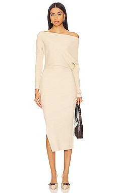 ASTR the Label Caris Sweater Dress in Natural from Revolve.com | Revolve Clothing (Global)