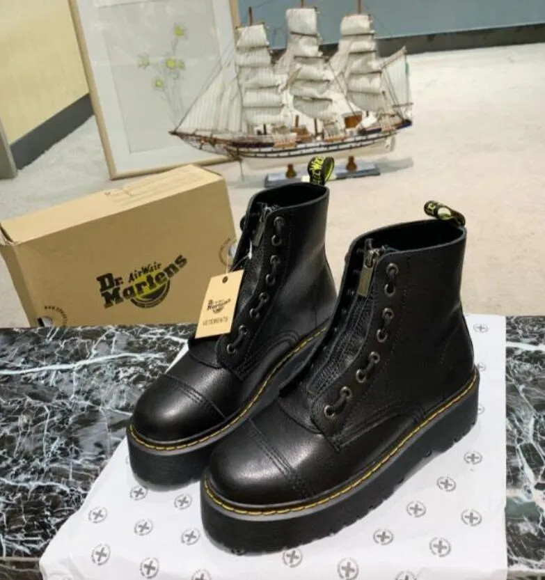 High end version of Dr.martens Martin boots top layer cowhide open bead hard leather bold Goodyea... | DHGate