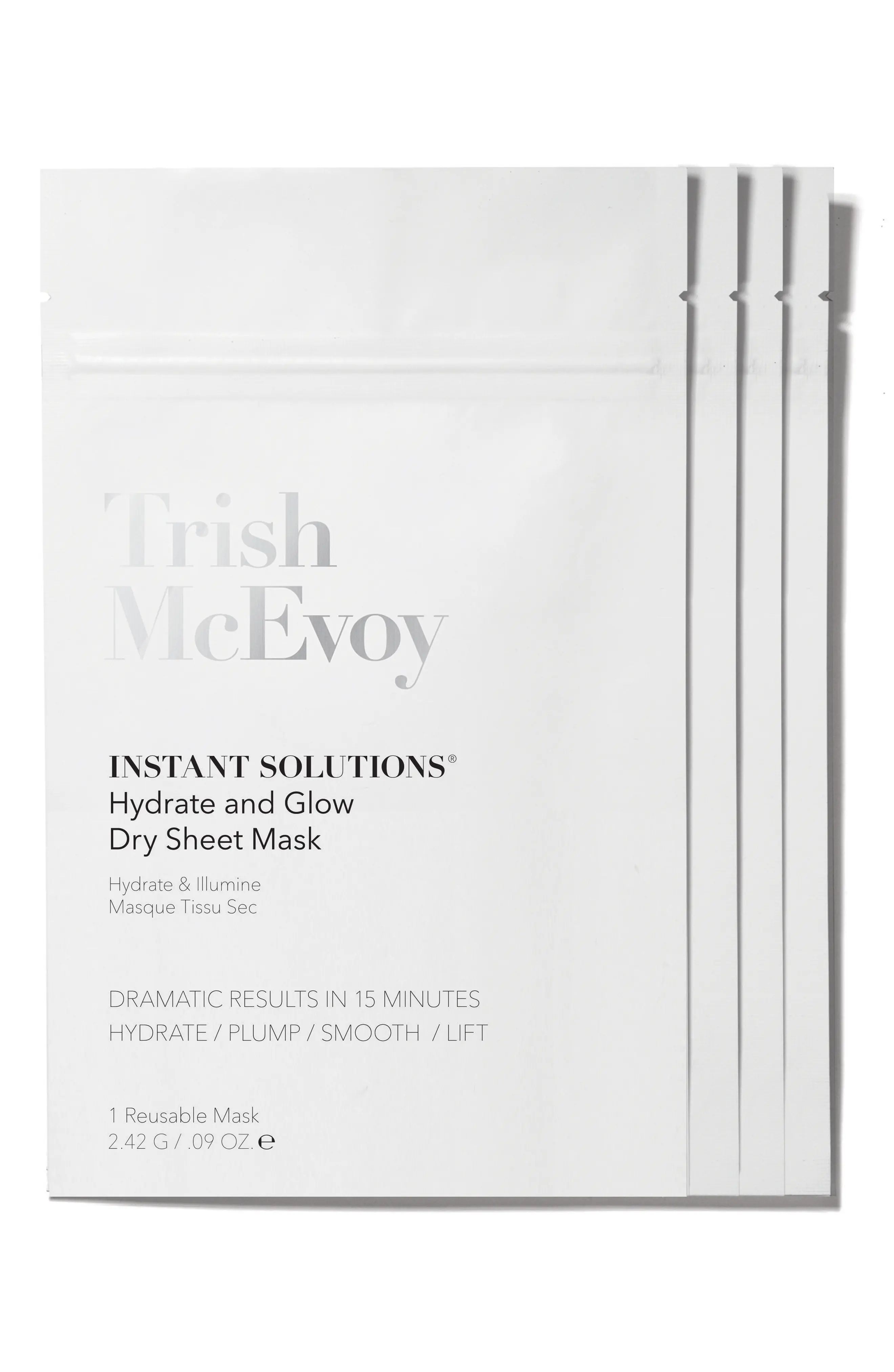 Trish Mcevoy 4-Pack Instant Solutions Dry Sheet Mask | Nordstrom