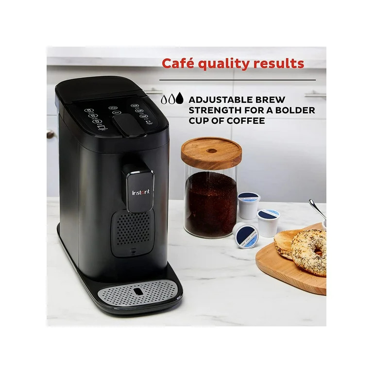Instant Dual Pod Plus 2-in-1 Coffee Maker and Espresso Maker with Reusable Ground Coffee Pod | Walmart (US)