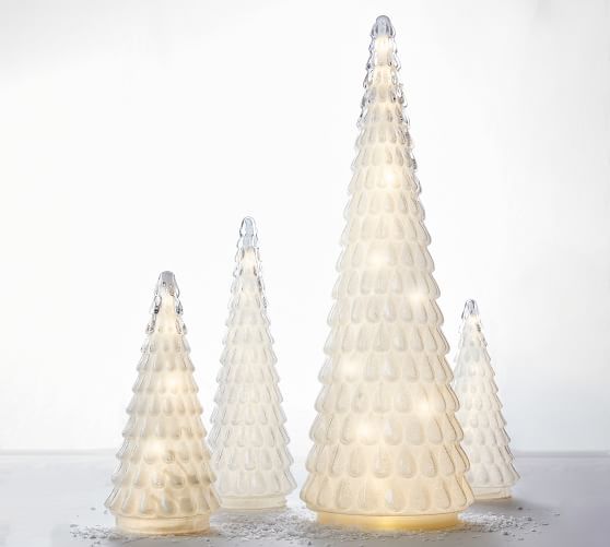 Light Up Beaded Glass Trees | Pottery Barn (US)