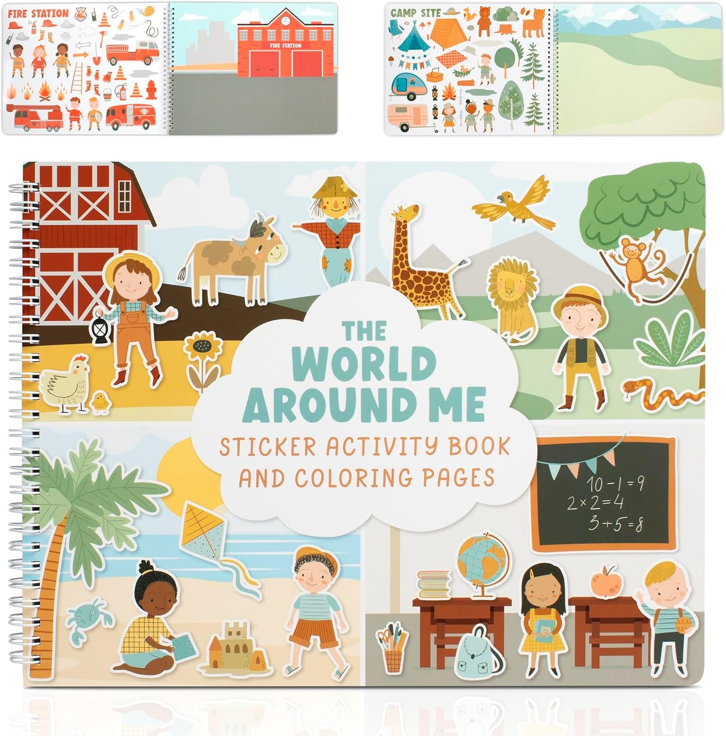 ZICOTO Fun Sticker Book for Toddlers 2-4 Years - Perfect Kids Activity Book with 500+ Beautiful S... | Amazon (US)
