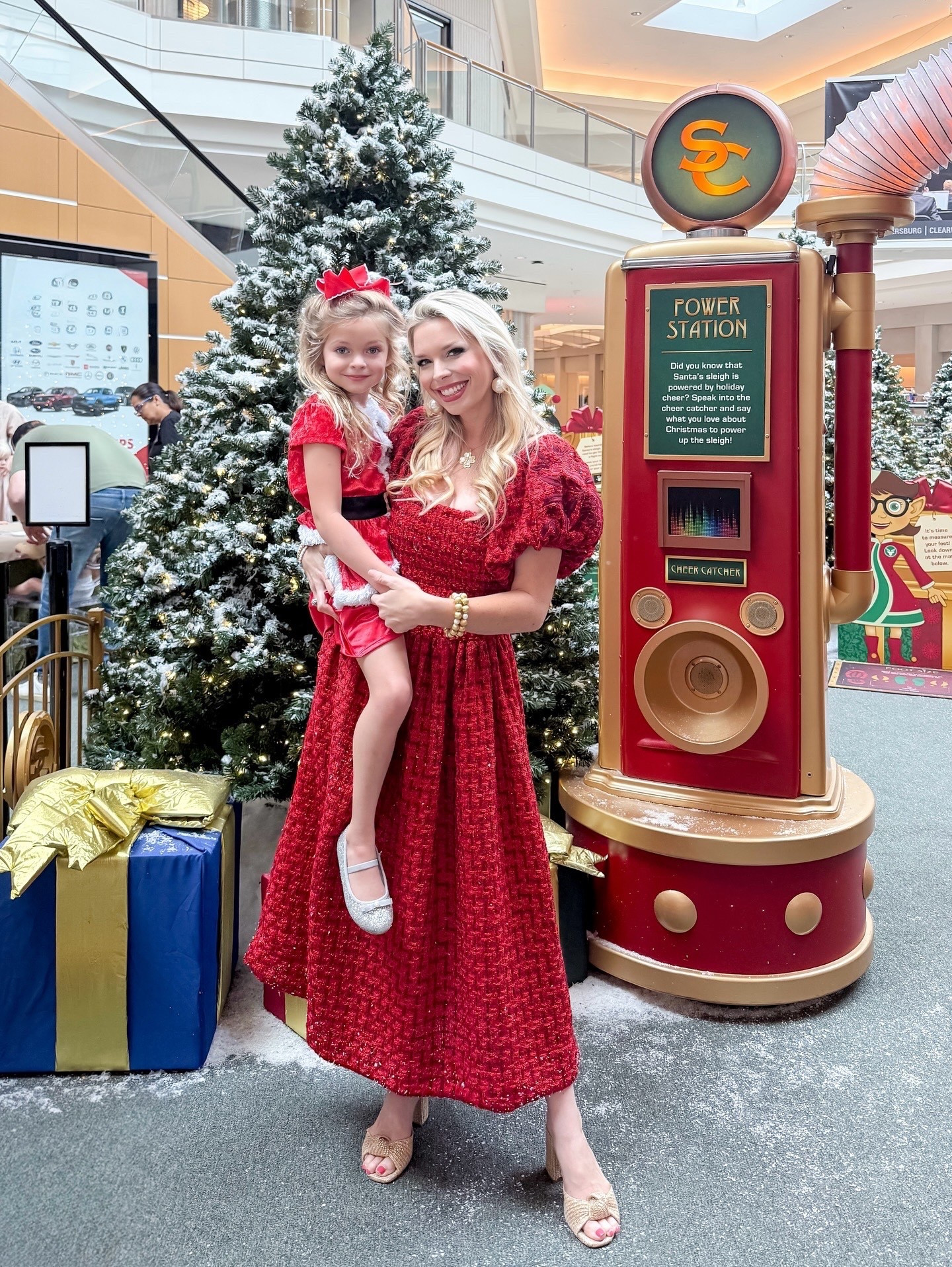 What we wore to see Santa!!! I received so many compliments on this dress!  I’m wearing a Small
#reddress
#christmasdress
#partydress
#christmascarddress
#santadress

#LTKFamily #LTKHoliday #LTKParties