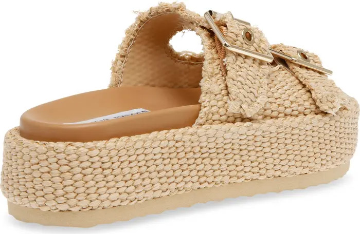 Karrigan Raffia Platform Slide Sandal (Women) | Nordstrom