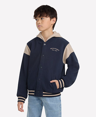 Boys Fleece Hooded Bomber Jacket | Macy's