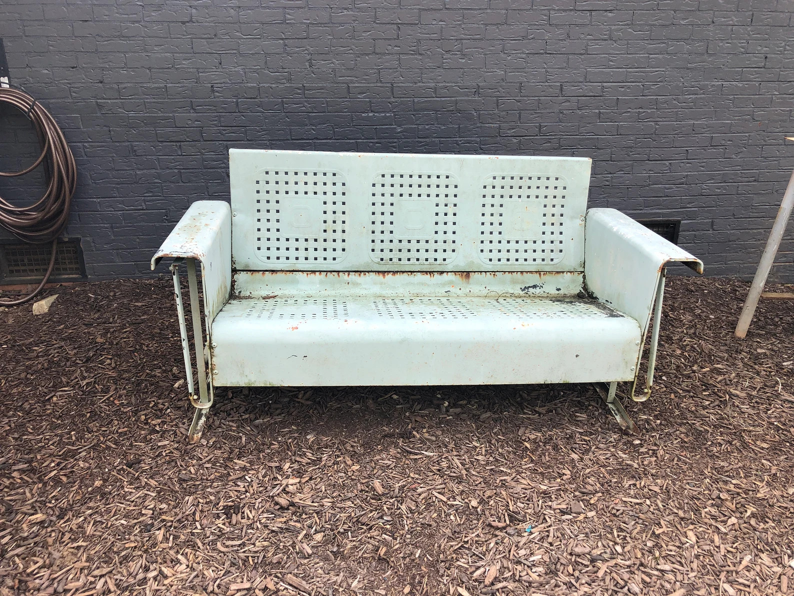 Vintage Metal 3 Seater Porch Patio Glider | Etsy (US)