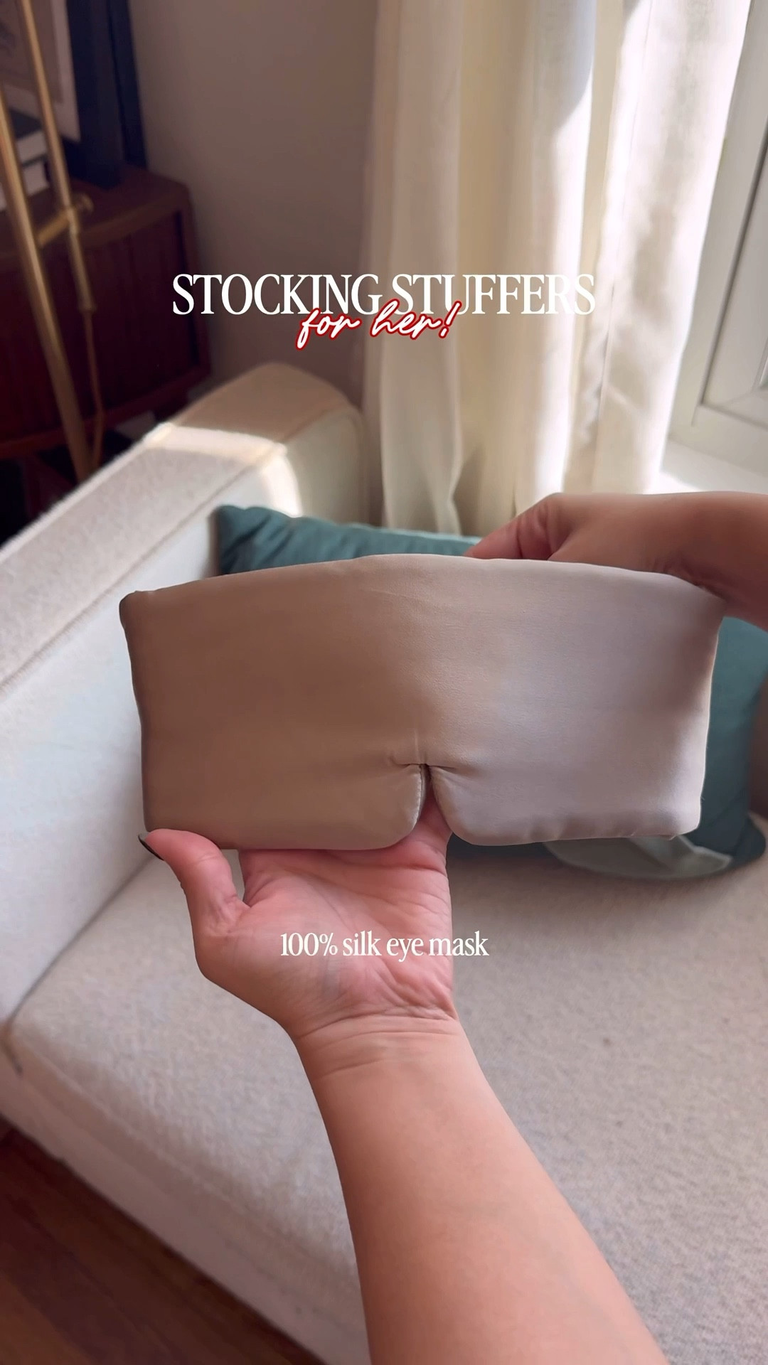 100% percent Mulberry silk eye mask! This would be a great stocking stuffer or gift for her, also great for travel.

#LTKBeauty #LTKTravel #LTKGiftGuide