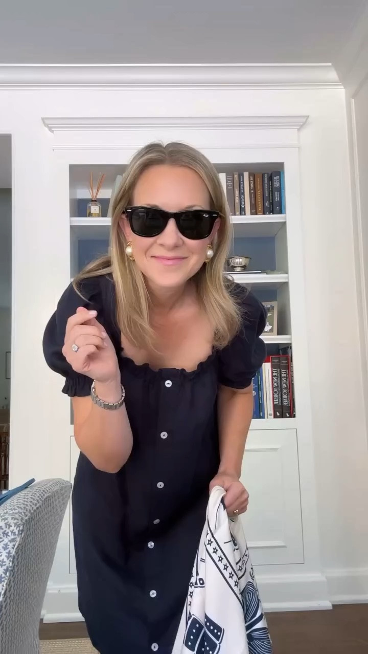 Here’s to the power of a few excellent new accessories to reinvigorate your existing wardrobe! Par exemple, this @by.merryn scarf is the perfect complement to this @daily_sleeper dress I’ve owned for a while & had a little bit forgotten about? She’s ready to head to lunch with pals, a romantic dinner on vacay, or just on errands when you’re feeling fancy. (And you DO.)

And you all, can we talk about this handbag? It is a decade-old Goyard that has been THROUGH IT. Exploded pens, leaky sippy cups, a paint job that did not take & Goyard would not fix (a tale for another time, my friends). Anywho, I haven’t carried this bag in years because she’s such a wreck, but then my pals at @yay_tigre_de_tartan sent me this gingham handbag insert. How cute does my bag look now?! It has returned from THE BRINK courtesy of crisp navy gingham & some rather tailored bows. I am actually excited to carry it again, a minor miracle.

So today’s lesson I’m probably not supposed to teach you: wear your closet! Just mix up the great pieces you already own with fresh accessories ⚡️ 

Links to all the things in my Stories & on LTK, per usual! 

PS, remember when this Daily Sleeper dress was EVERYWHERE several years ago? It’s still a great dress. I found y’all a bunch on resale channels, because I’m cool like that. Links in Stories & on LTK as well!

#LTKItBag #LTKSeasonal #LTKStyleTip