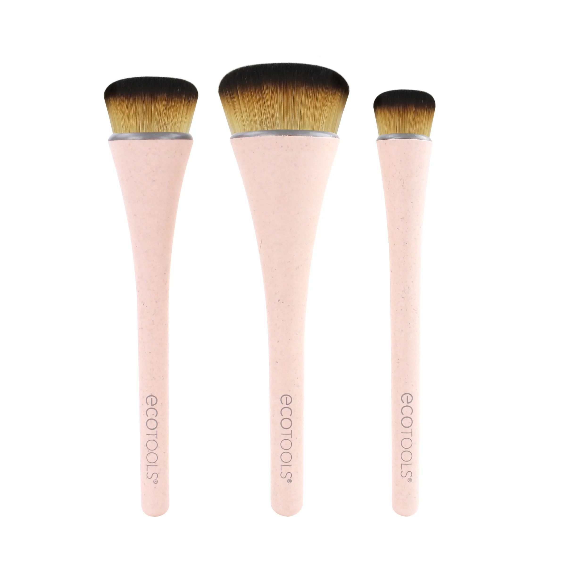 EcoTools 360 Ultimate Blend Makeup Brush Kit, 3 Piece Set - Walmart.com | Walmart (US)