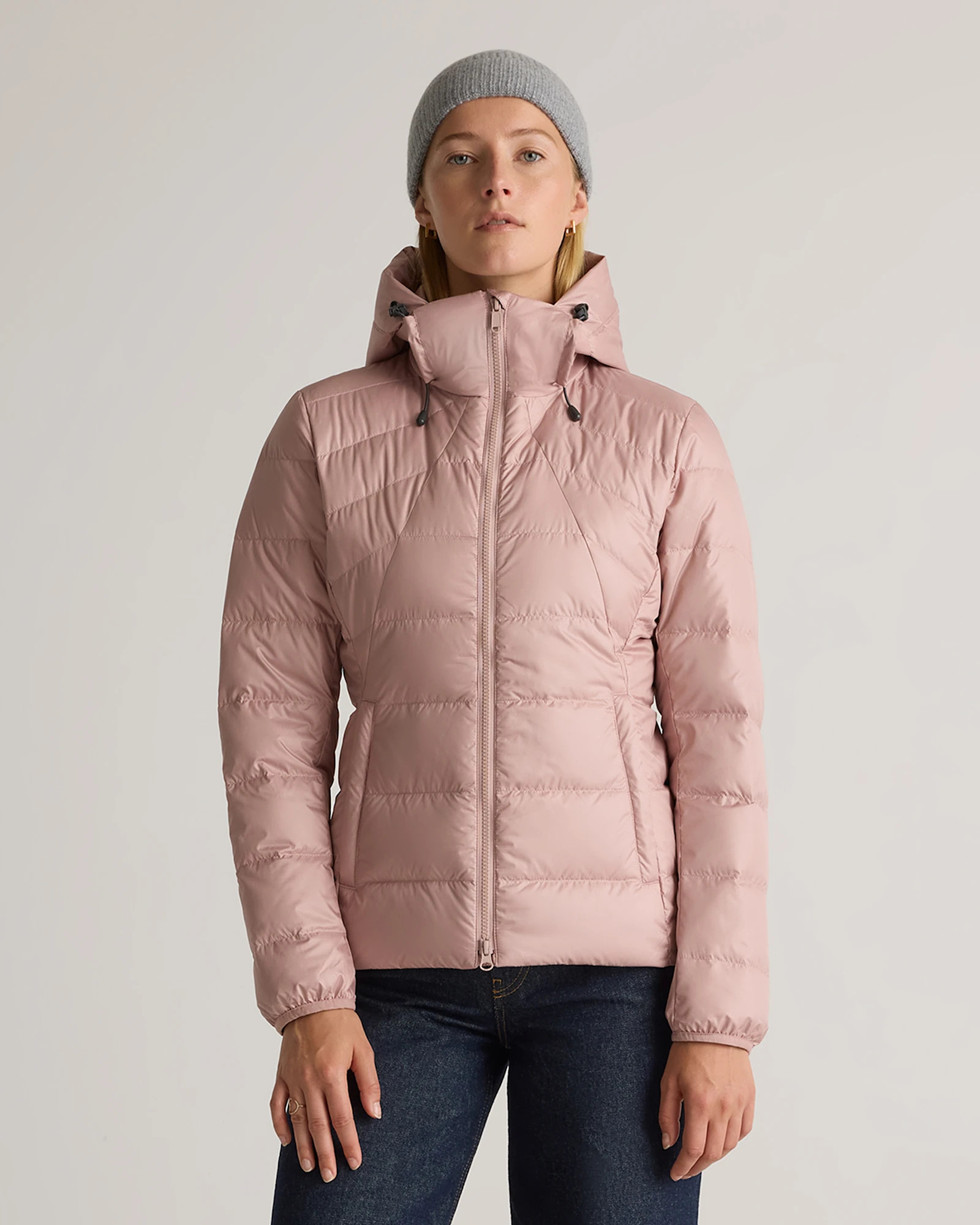 Lightweight Down Packable Puffer Hooded Jacket | Quince