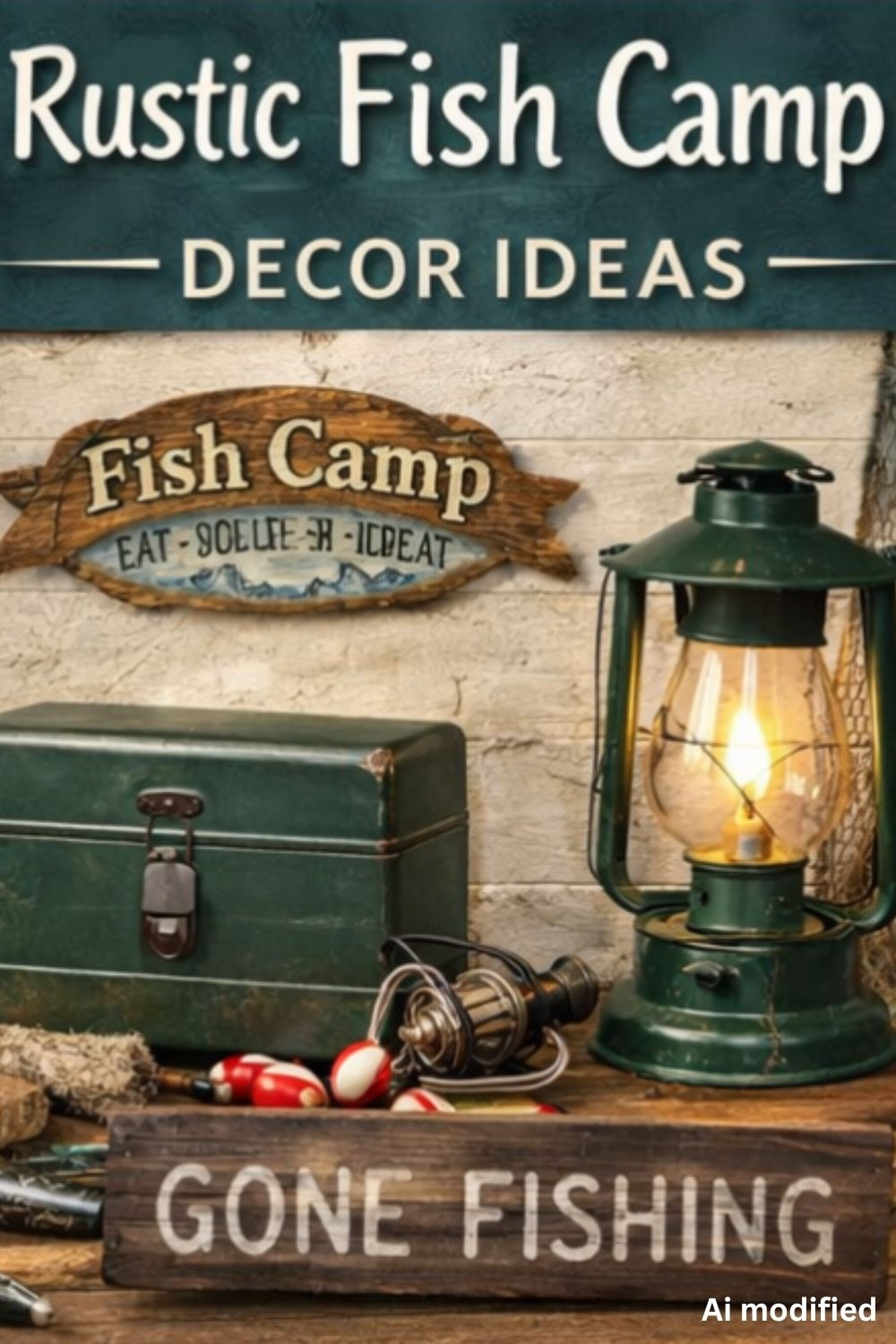 Rustic Fish Camp Decor Ideas | Vintage Fishing Cabin Style & Lake House Inspiration

#LTKHome #LTKMens