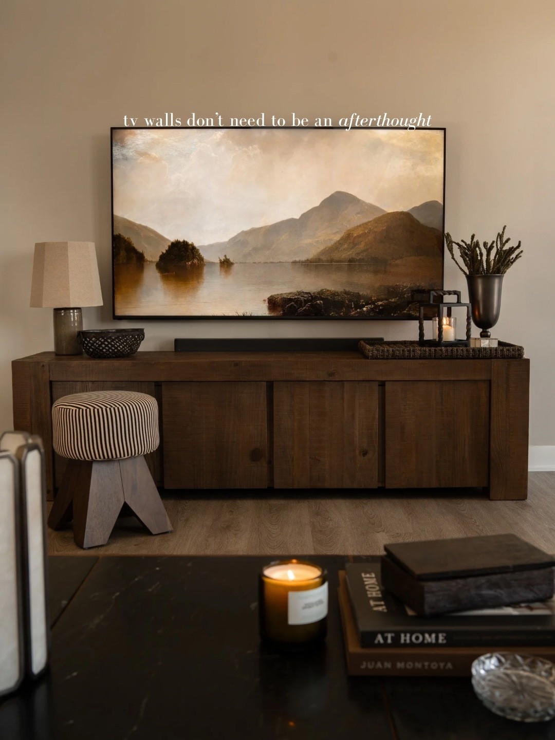 TV walls don’t have to be boring!

Use decor to frame the TV, to make it feel more intentional.

#LTKHome #LTKMens #LTKSeasonal