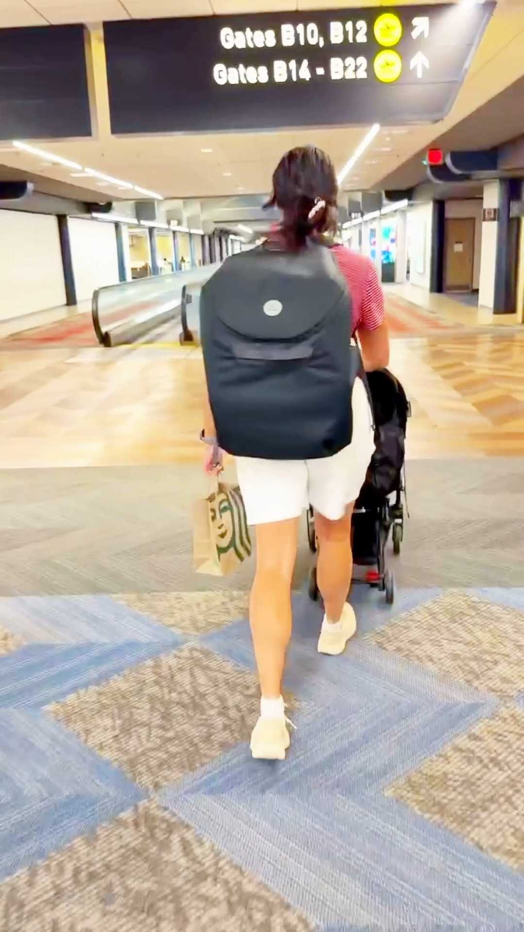 Obligatory Starbucks in hand, my 4 year old’s travel car seat on my back (it folds so it’s very portable), and pushing my 1.5 year old in our favorite travel stroller. 

This mama was ready for whatever the airport had to throw at her!

But really, I’ll share more info on the car seat and stroller soon (I’ve shared them before if you want to search my profile and have a look already). They’ve been our best travel hacks since having our oldest. Makes everything smoother for us on travel days for sure!

Save for travel prep (especially if traveling with young kids), find more like this in my Mom & Kids and Travel collections, and follow me for more ✨

traveling with kids • kids travel • travel essentials • travel necessities • portable carseat • foldable stroller • folding stroller • travel stroller • travel with baby • baby essentials • toddler essentials • baby carseat • toddler car seat • airplane carseat

#LTKTravel #LTKBaby #LTKmomlife