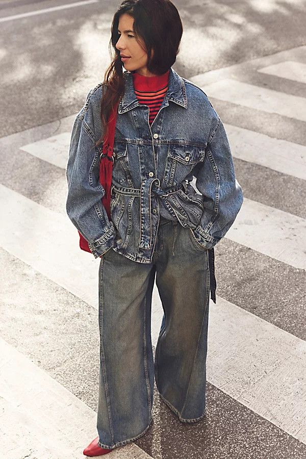 We The Free Knotted Denim Jacket | Free People (Global - UK&FR Excluded)