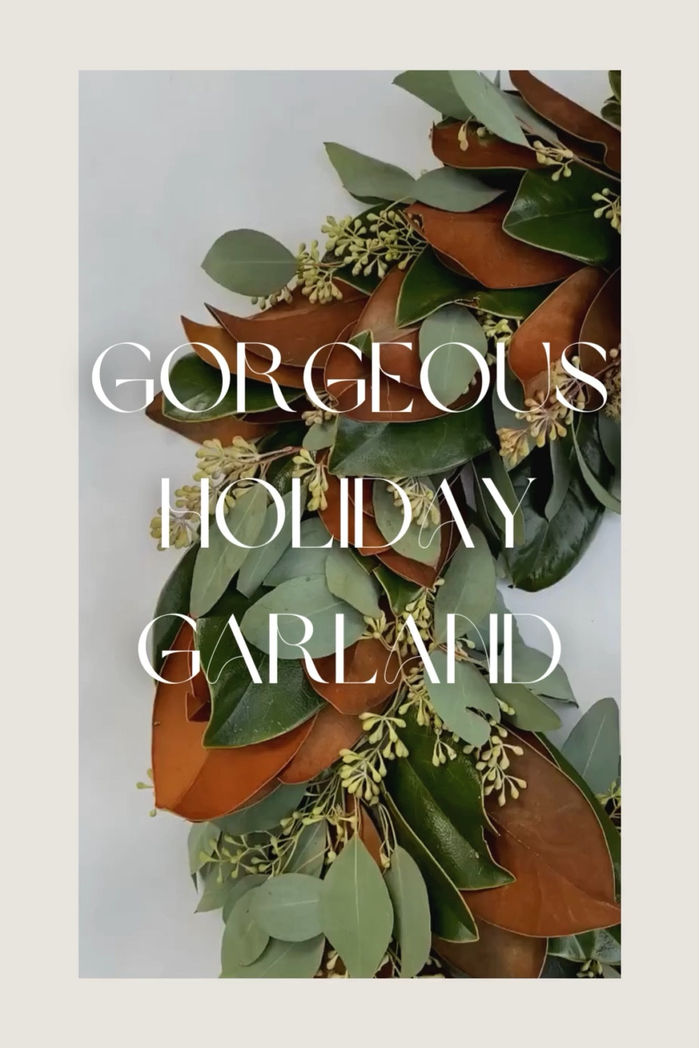 Magnolia christmas garland 

#LTKSeasonal #LTKhome #LTKHoliday