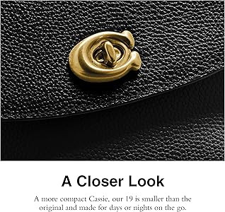 Coach Womens Polished Pebbled Leather Cassie Crossbody 19 | Amazon (US)