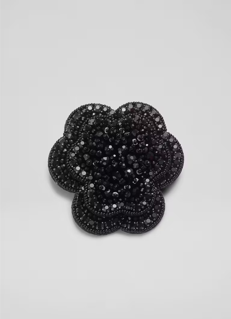 Cleo Black Beaded Corsage | L.K. Bennett (UK)
