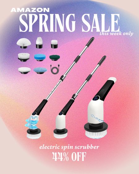 Amazon Spring sale! Viral electric spring scrubber. Home cleaning hacks. Amazon home finds  

#LTKfindsunder100 #LTKhome #LTKsalealert