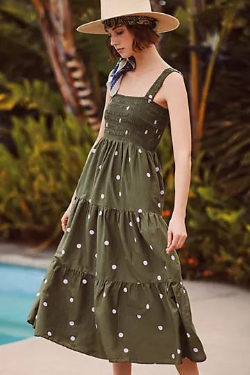 Seafolly Boathouse Smocked Maxi Dress | Anthropologie (US)