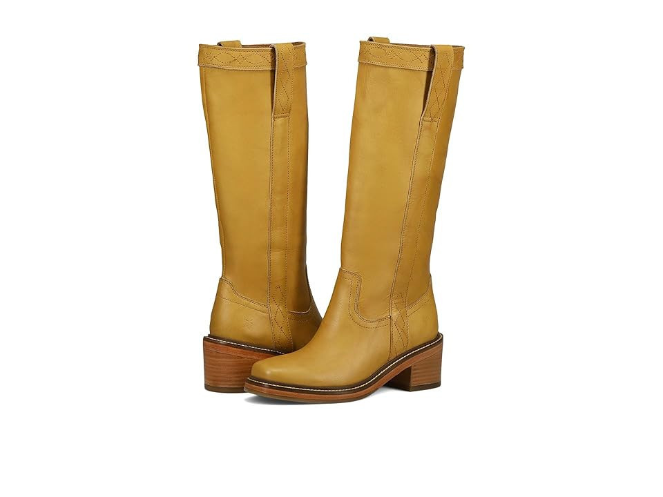 Frye Kate Pull-On Women's Boots Banana : 6.5 B - Medium, Leather/Rubber | Zappos