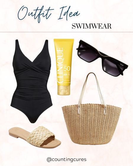 Simple yet stylish outfit idea for pool or beach trip!

#swimwear #fashionfinds #summeroutfit #beachmusthaves 

#LTKSeasonal #LTKfit #LTKstyletip