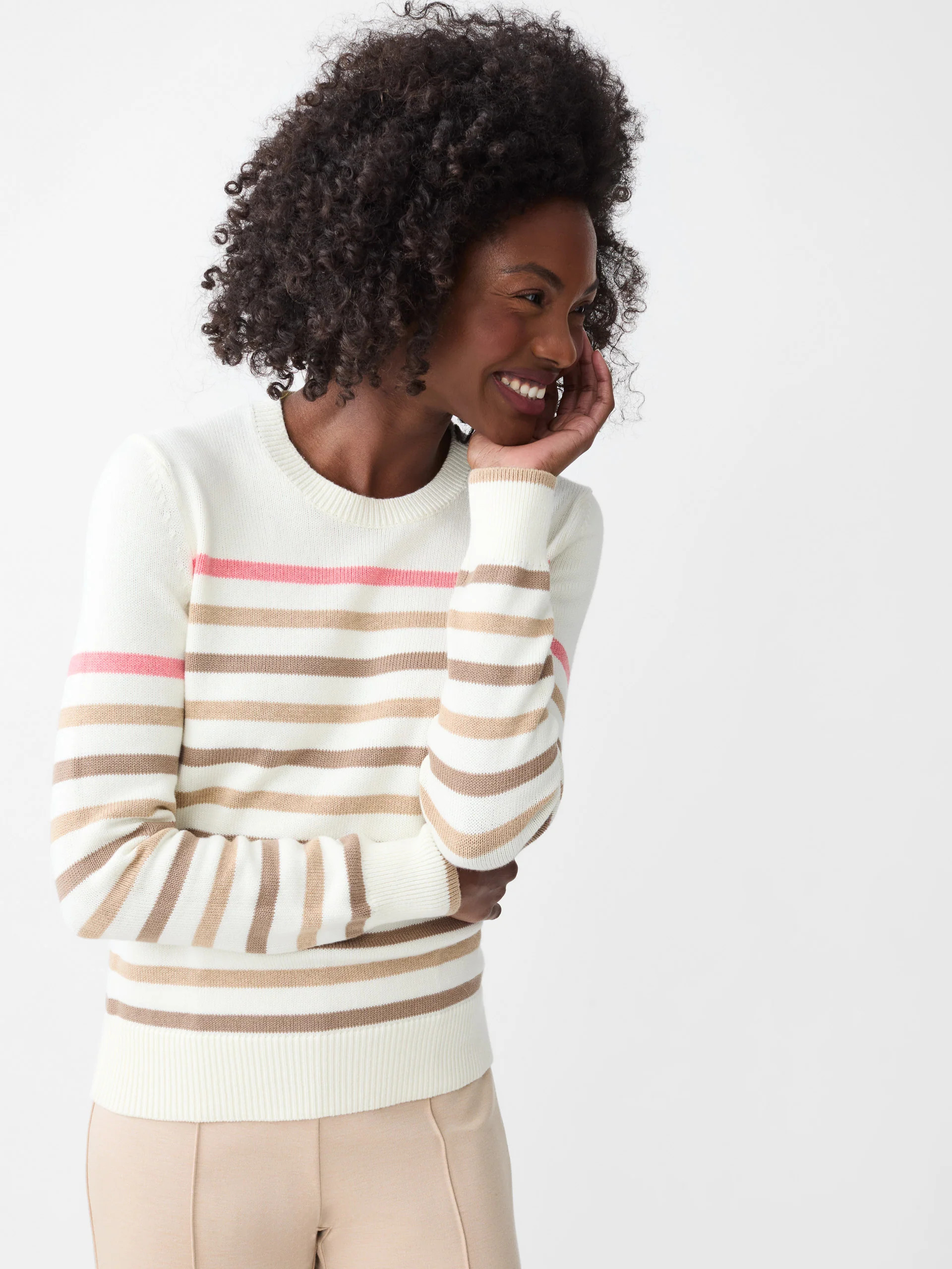 Galen Sweater in Stripe | J.McLaughlin