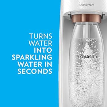 SodaStream Fizzi Sparkling Water Maker (Rose Gold) with CO2 and BPA free Bottle | Amazon (US)